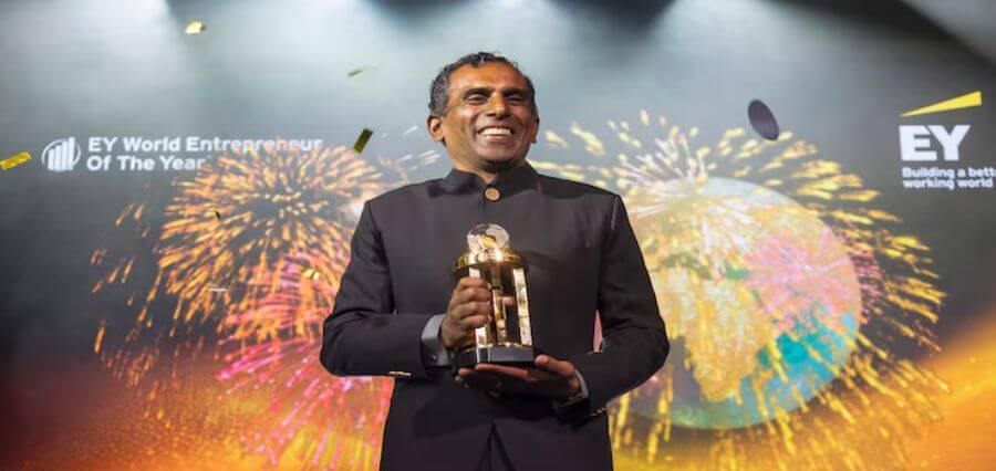 Read more about the article Vellayan Subbiah Honoured with EY World Entrepreneur of the Year Award 2024